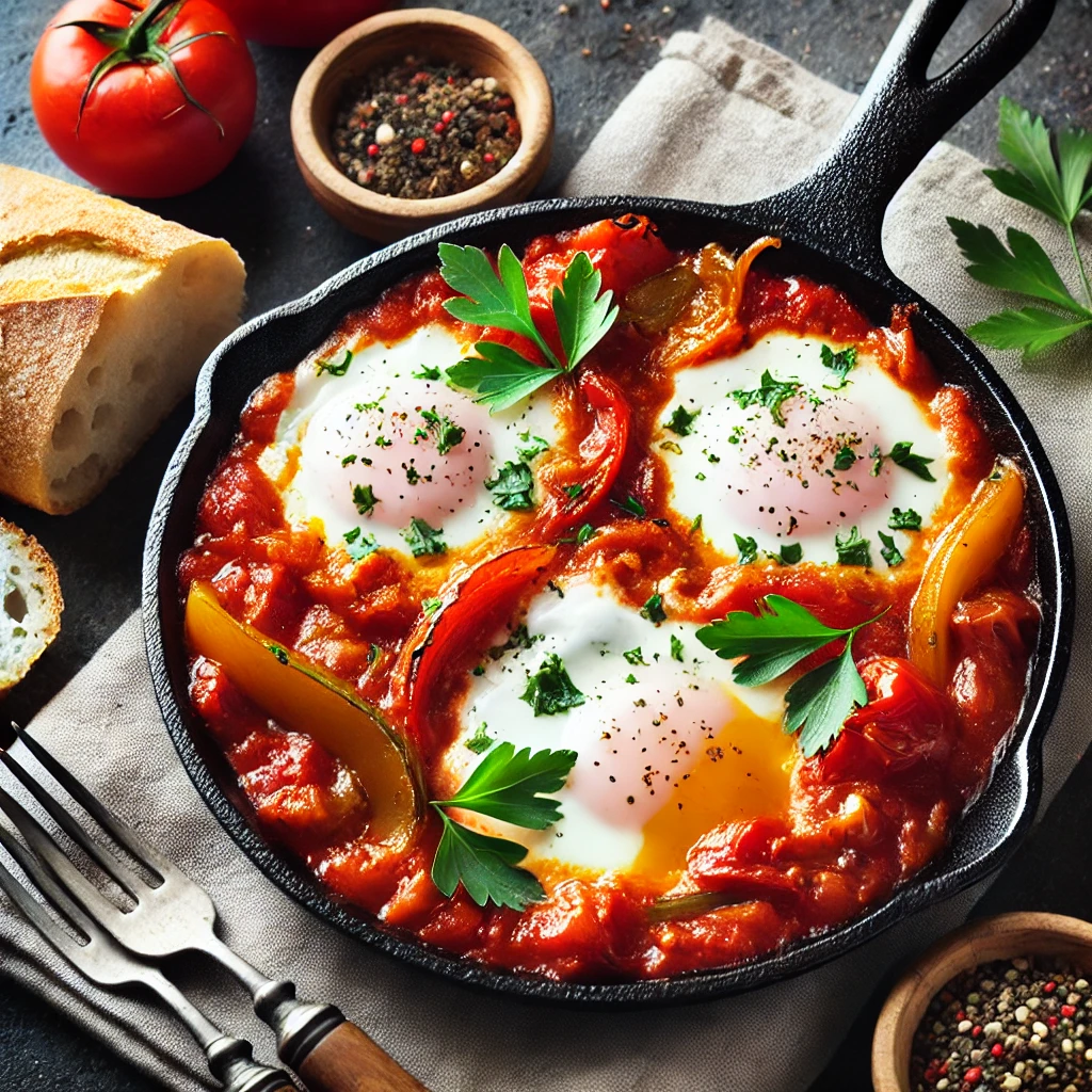 akdeniz usulü shakshuka