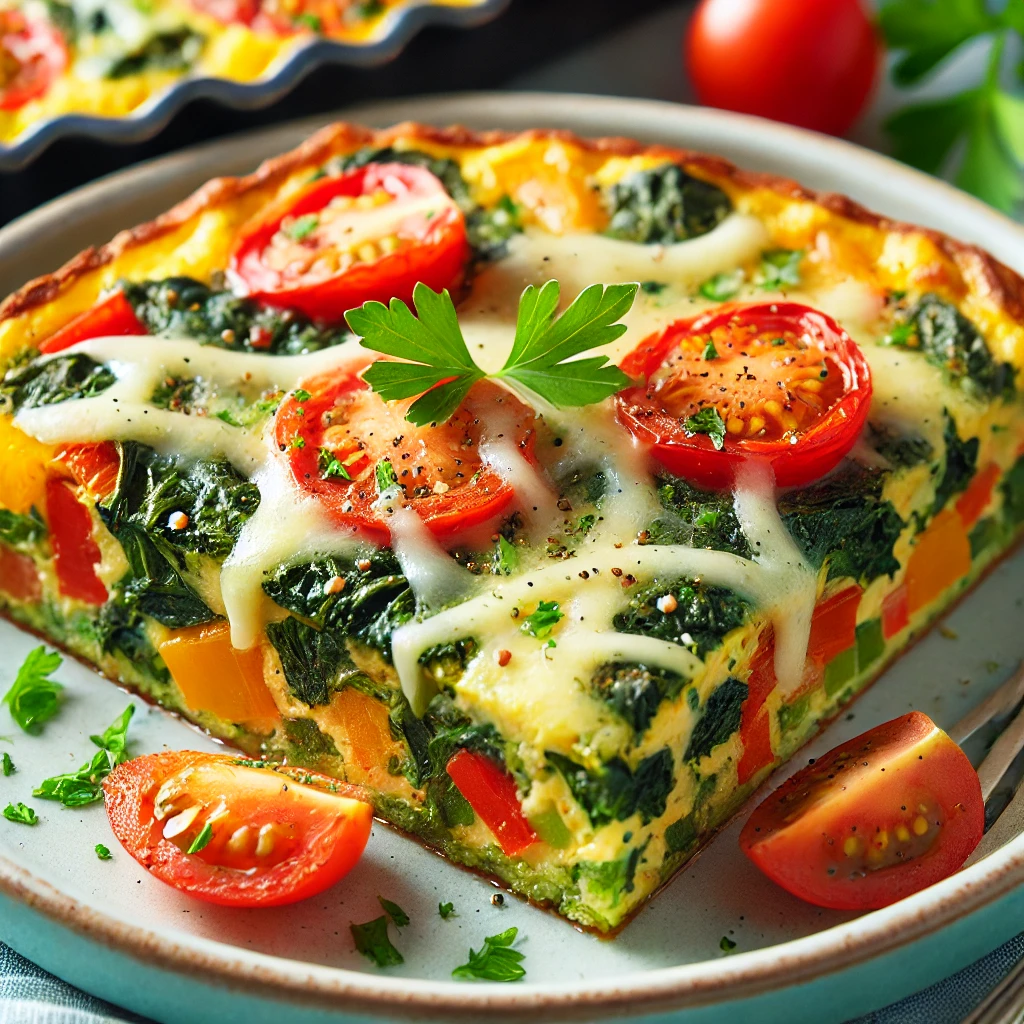 Fırında Sebzeli Frittata