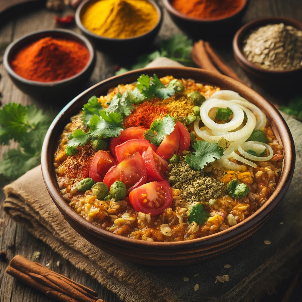 masala oats kahvaltılık tarif